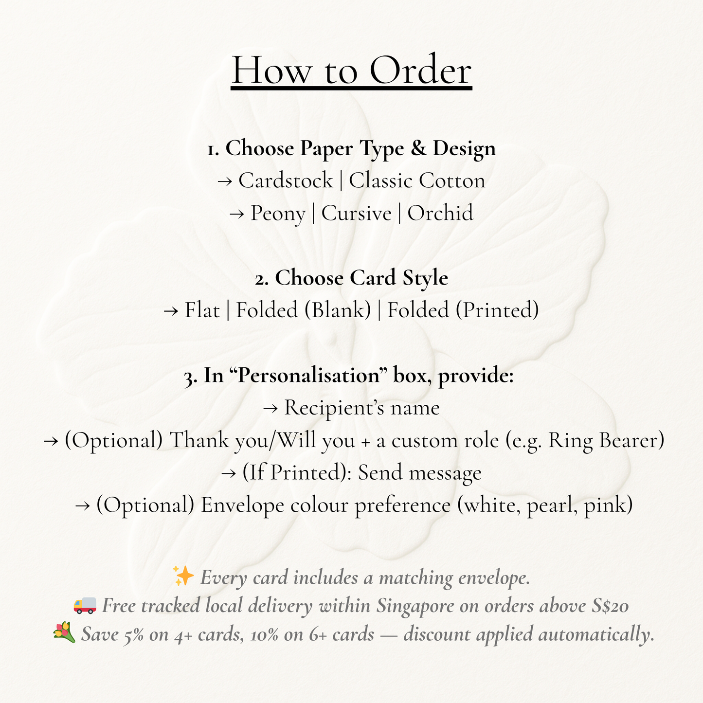 Peony, Cursive & Orchid Bridal Party Proposal Cards