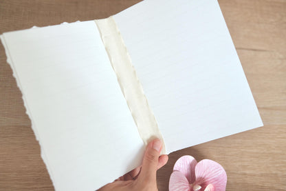 Romantic Rustic 'A Letter to My Husband and Wife' - Cotton Paper Vow Cards