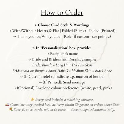 Custom Bridesmaid Proposal Card: Bridal Robe Illustration