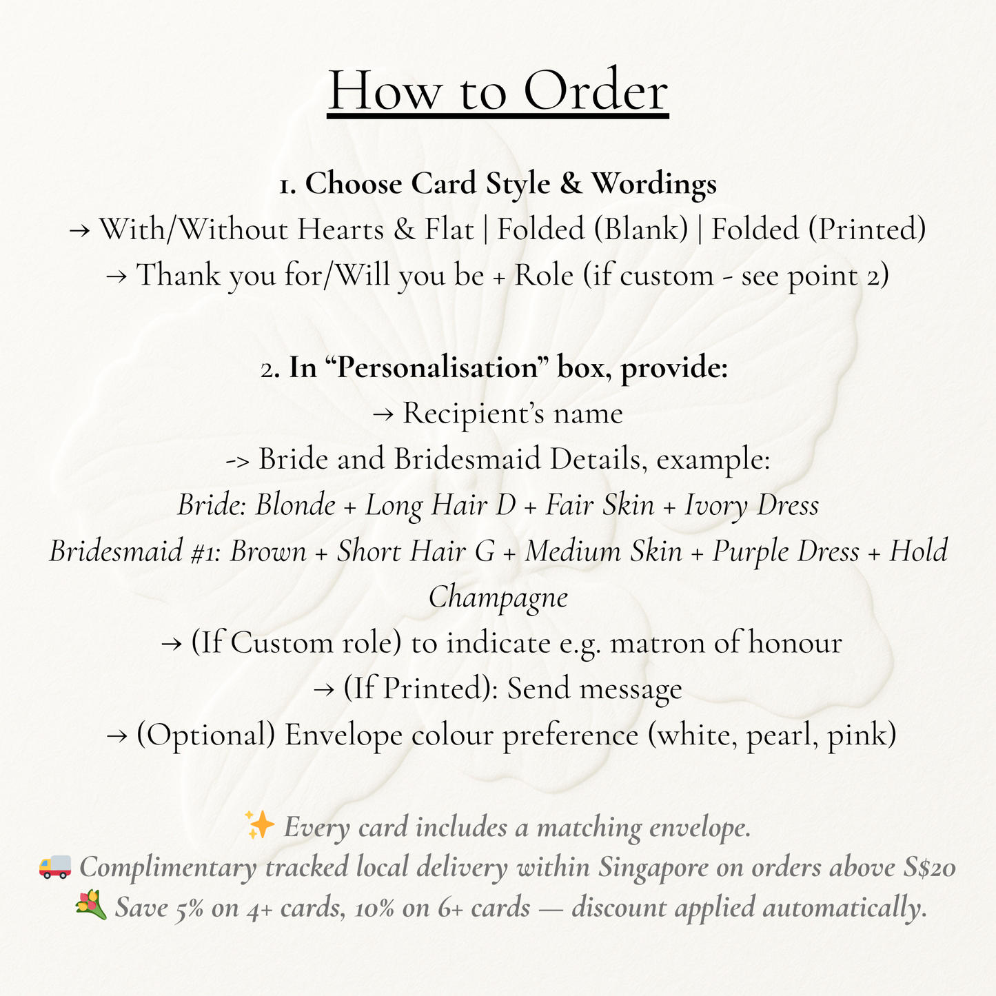 Custom Bridesmaid Proposal Cards - Personalised Illustration