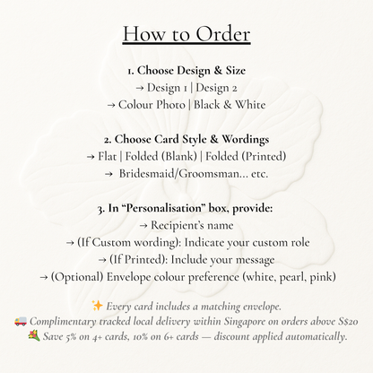 Customisable Photo Card: Custom A6 Keepsake