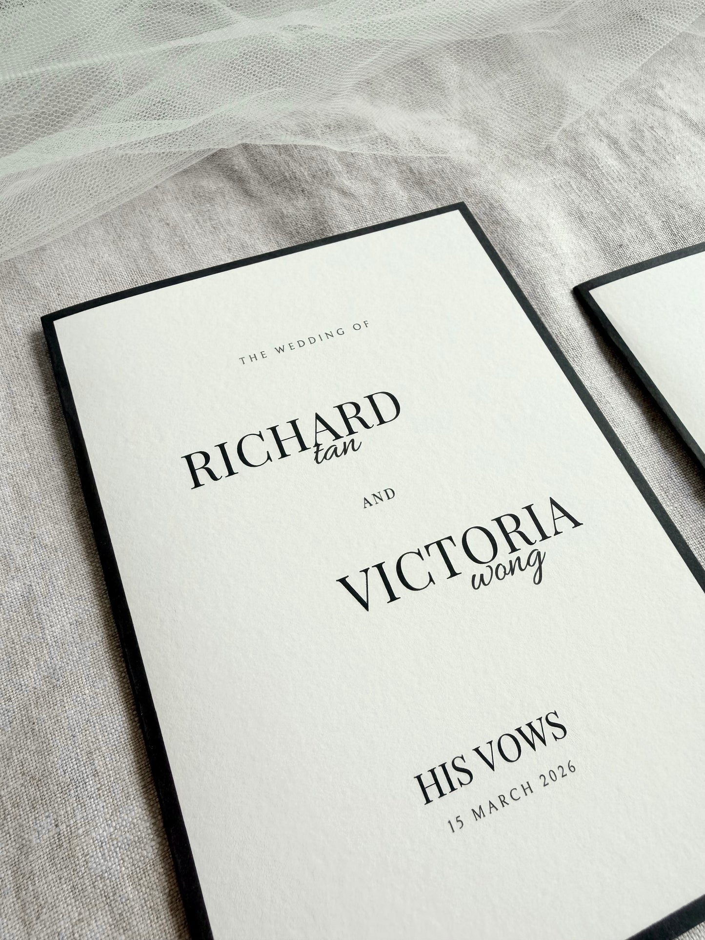 The Estate Vow Cards
