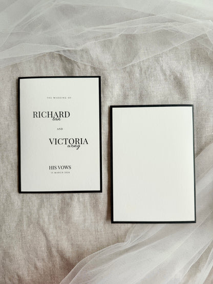 The Estate Vow Cards