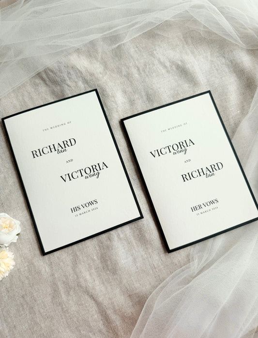 The Estate Vow Cards