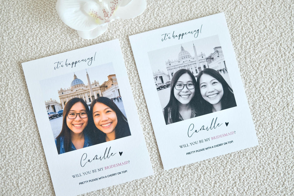 Bridal Party Proposal Cards – Orchid & Ink