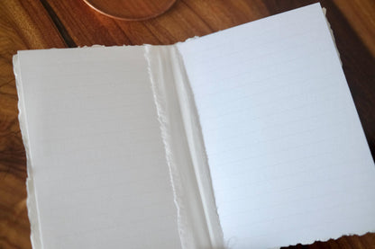 Rustic Typewriter Wedding Vow Cards - Cotton Paper