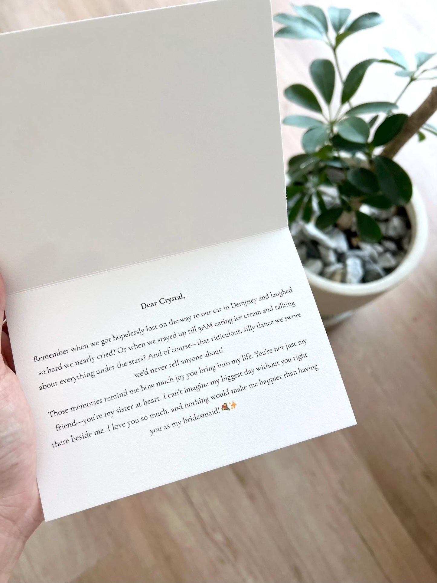 Hey Bro Groomsman Proposal Card (Cotton Options)