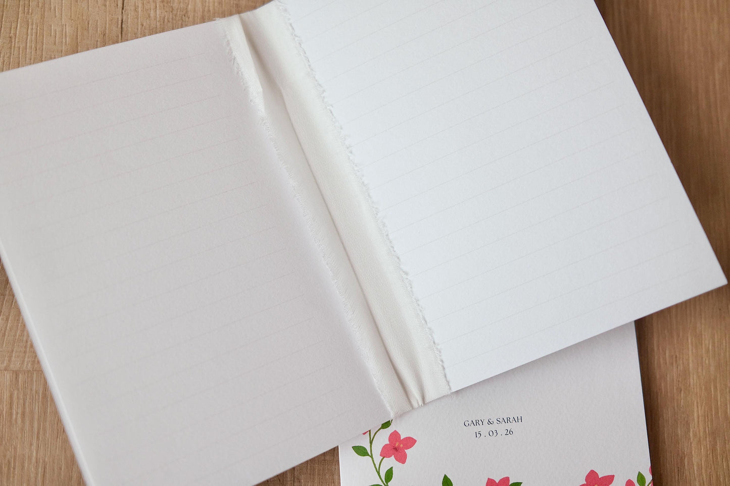 Bougainvillea Wedding Vow Keepsakes